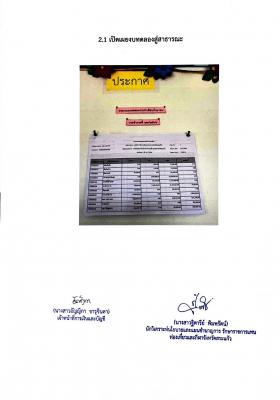 2.1 เปิดเผยงบทดลองสู่สาธารณะ